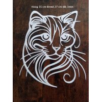 3D Wall Art Kattekop